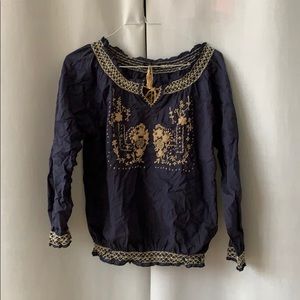 Karma Highway Embroidered Blouse